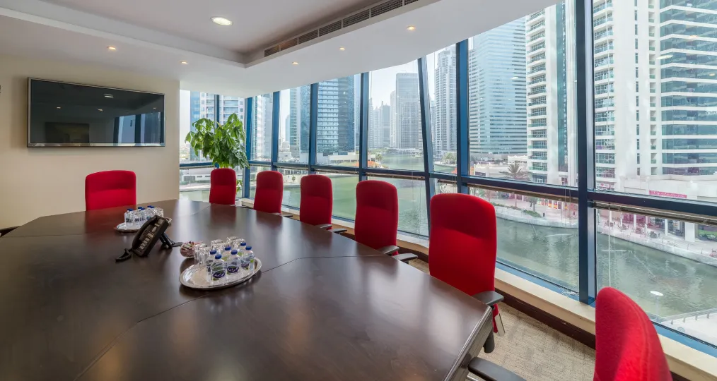 12-Person Boardroom Conference Space | X2 Tower, Dubai: Astra Business Center in Dubai, Dubai